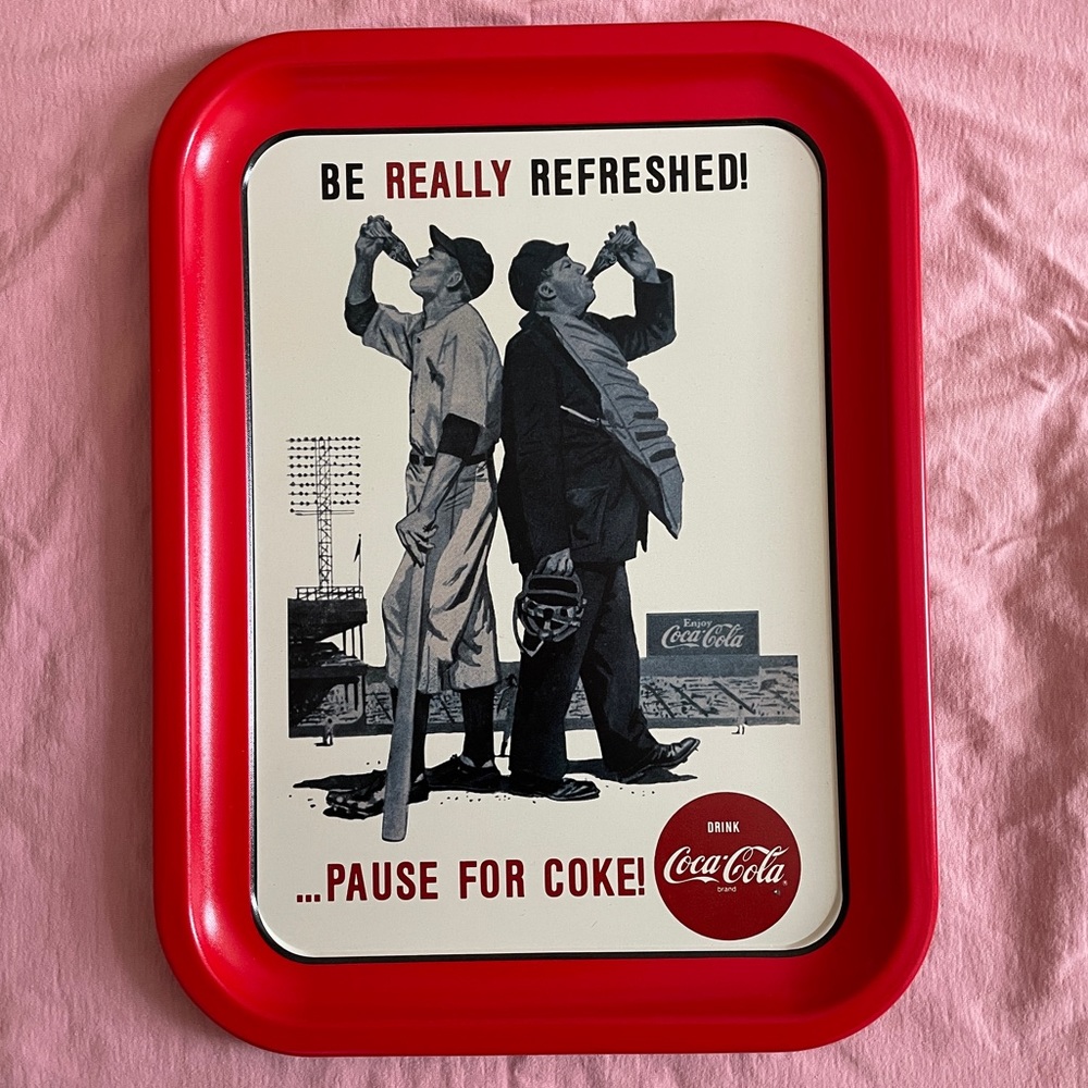 Coco Cola Collectable Metal Tray - Brand New